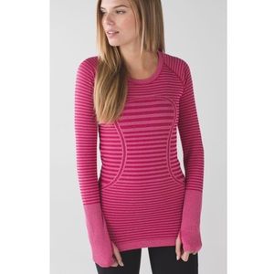 Lululemon Swiftly Tech Long Sleeve Pink Magenta
